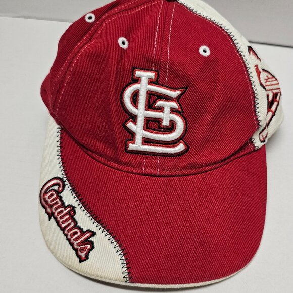 STL St Louis Cardinals Baseball Cap Hat Adjustable 3D Bird Raised Youth Cotton - Picture 1 of 15